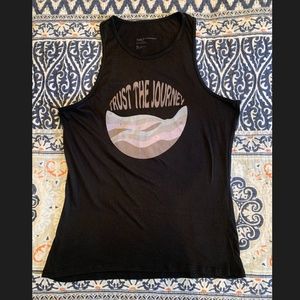 Lovers of Humanity good hYOUman Trust the Journey Tank Top M Super Soft